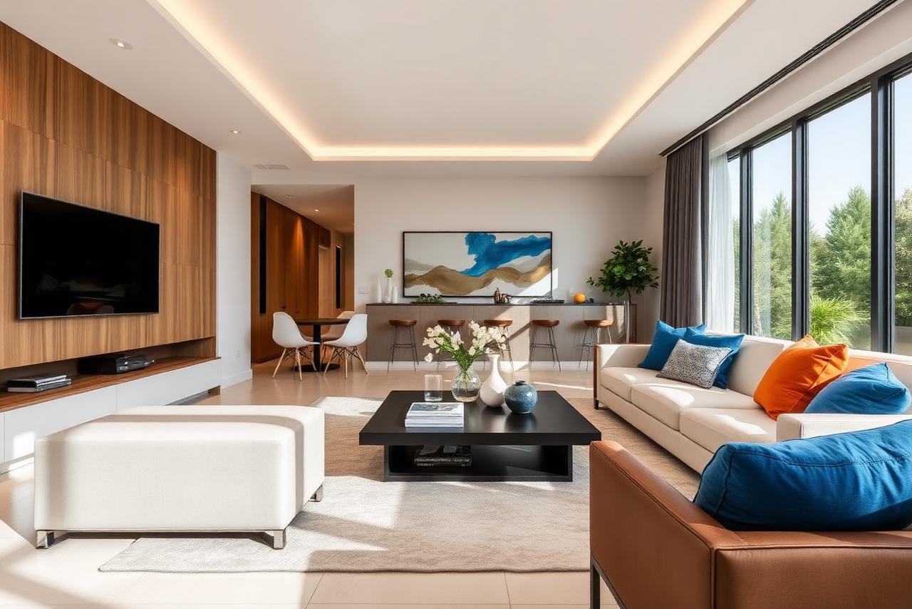 Apartamento decorado moderno